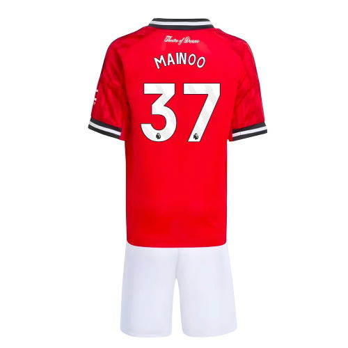 2025-2026 Man Utd Home Mini Kit (Mainoo 37)