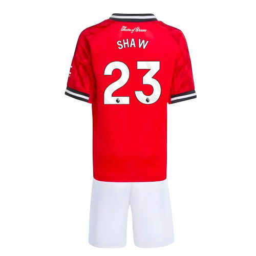 2025-2026 Man Utd Home Mini Kit (Shaw 23)