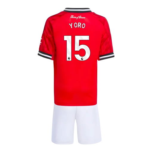 2025-2026 Man Utd Home Mini Kit (Yoro 15)