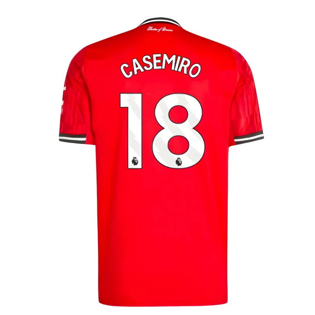 2025-2026 Man Utd Home Shirt (Casemiro 18)