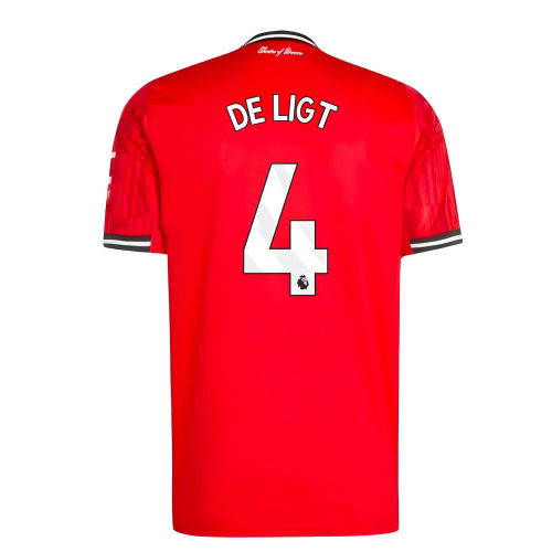 2025-2026 Man Utd Home Shirt (De Ligt 4)