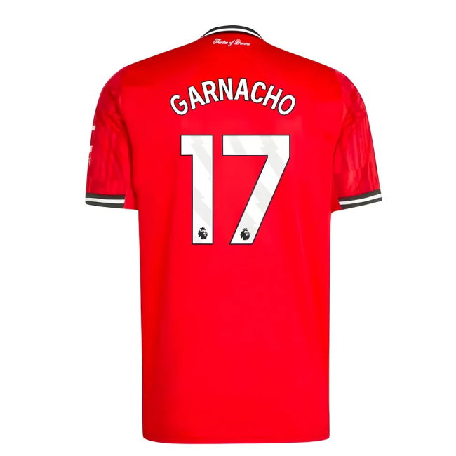2025-2026 Man Utd Home Shirt (Garnacho 17)