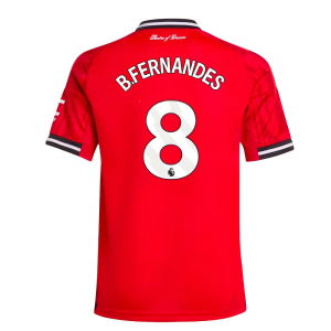 2025-2026 Man Utd Home Shirt (Kids) (B.Fernandes 8)
