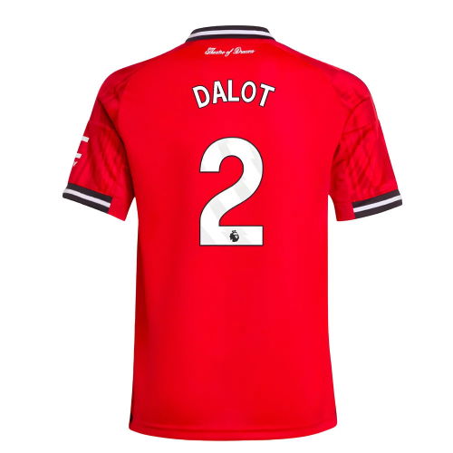 2025-2026 Man Utd Home Shirt (Kids) (Dalot 2)