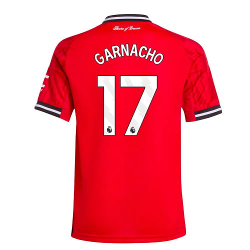 2025-2026 Man Utd Home Shirt (Kids) (Garnacho 17)