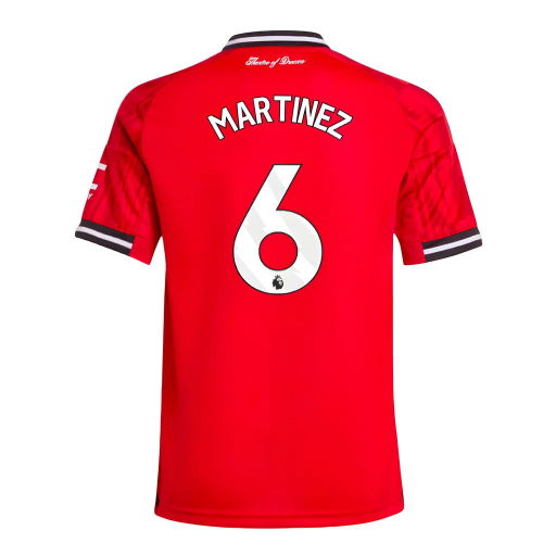 2025-2026 Man Utd Home Shirt (Kids) (Martinez 6)