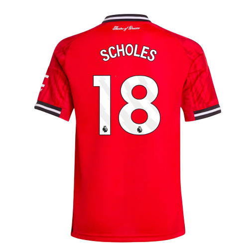 2025-2026 Man Utd Home Shirt (Kids) (Scholes 18)