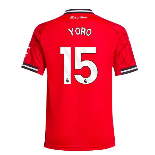 2025-2026 Man Utd Home Shirt (Kids) (Yoro 15)