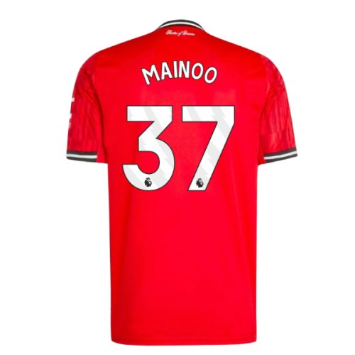 2025-2026 Man Utd Home Shirt (Mainoo 37)