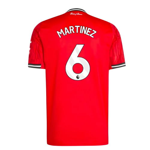 2025-2026 Man Utd Home Shirt (Martinez 6)