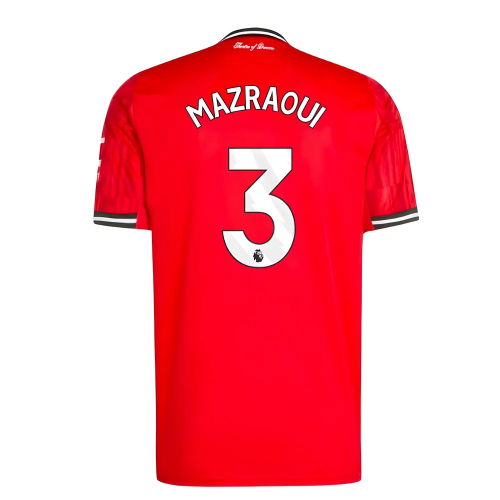 2025-2026 Man Utd Home Shirt (Mazraoui 3)
