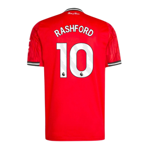 2025-2026 Man Utd Home Shirt (Rashford 10)