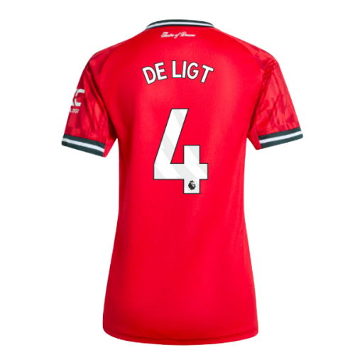 2025-2026 Man Utd Home Shirt (Womens) (De Ligt 4)