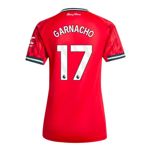 2025-2026 Man Utd Home Shirt (Womens) (Garnacho 17)