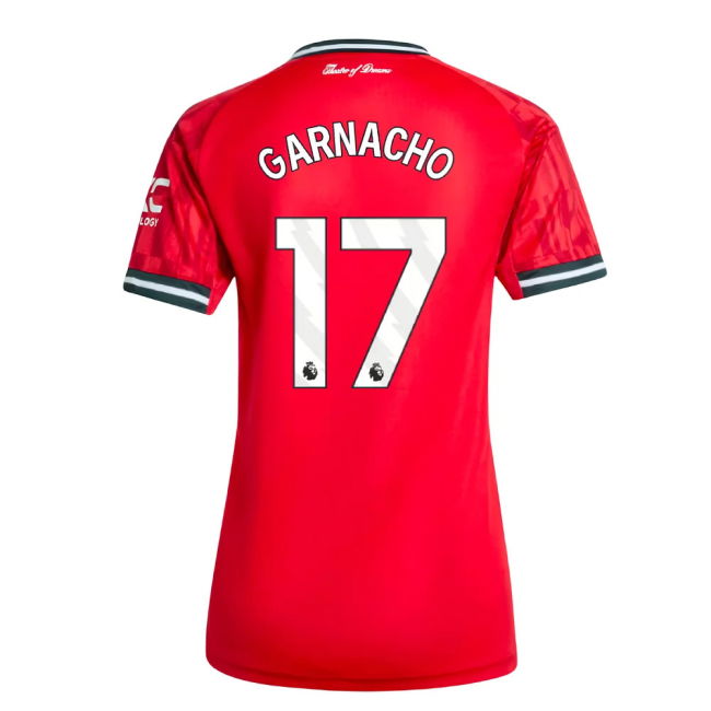 2025-2026 Man Utd Home Shirt (Womens) (Garnacho 17)