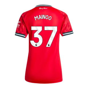 2025-2026 Man Utd Home Shirt (Womens) (Mainoo 37)