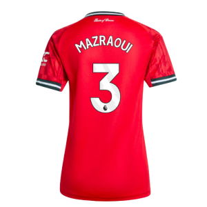 2025-2026 Man Utd Home Shirt (Womens) (Mazraoui 3)