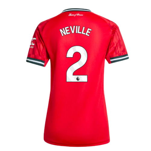 2025-2026 Man Utd Home Shirt (Womens) (Neville 2)