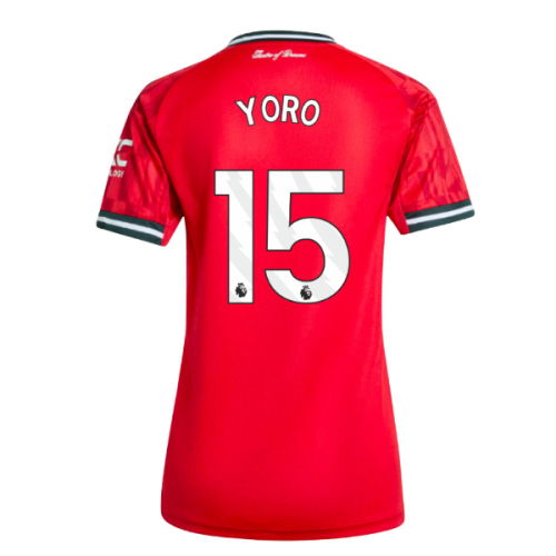 2025-2026 Man Utd Home Shirt (Womens) (Yoro 15)