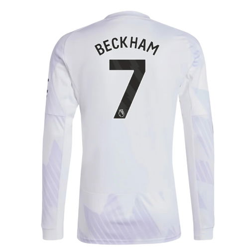 2025-2026 Man Utd Long Sleeve Away Shirt (Beckham 7)