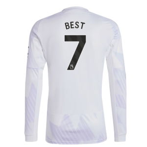 2025-2026 Man Utd Long Sleeve Away Shirt (Best 7)