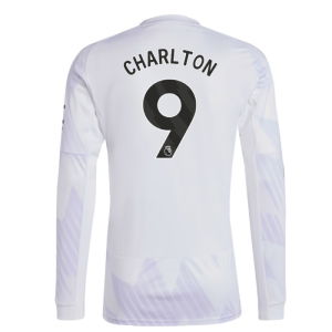 2025-2026 Man Utd Long Sleeve Away Shirt (Charlton 9)