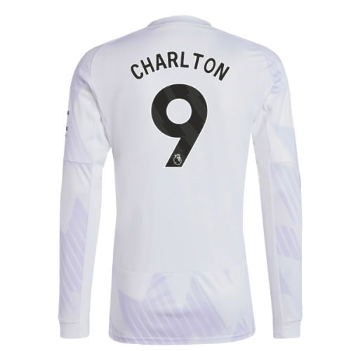 2025-2026 Man Utd Long Sleeve Away Shirt (Charlton 9)