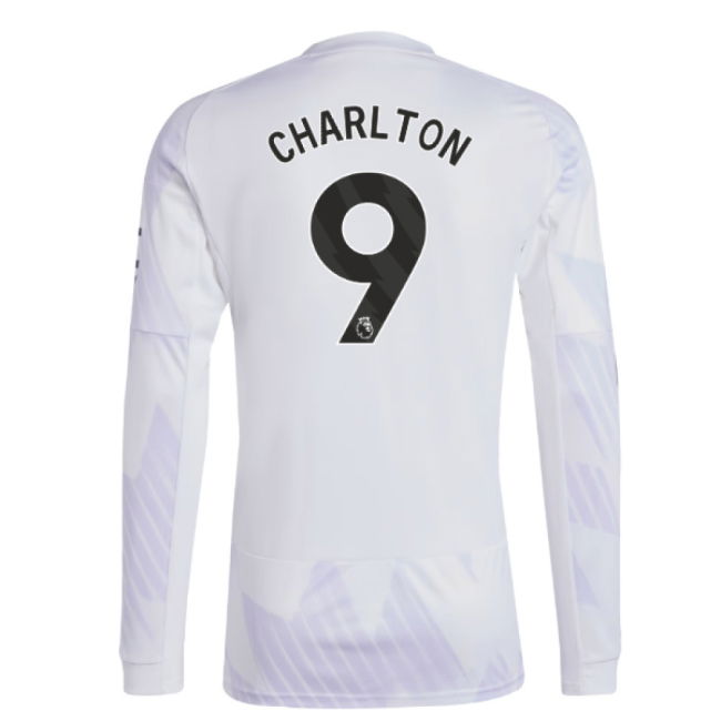 2025-2026 Man Utd Long Sleeve Away Shirt (Charlton 9)