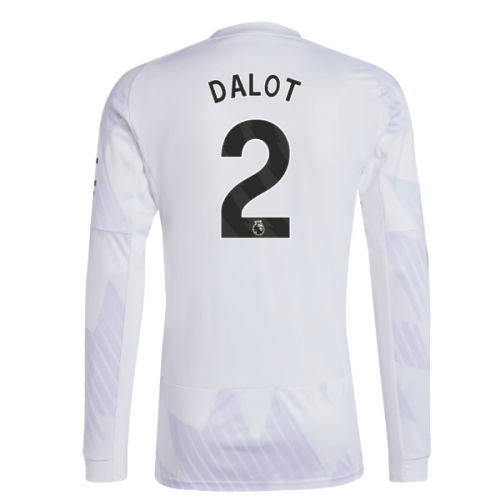 2025-2026 Man Utd Long Sleeve Away Shirt (Dalot 2)