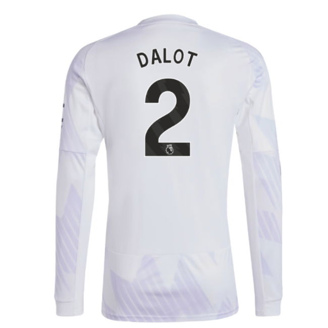 2025-2026 Man Utd Long Sleeve Away Shirt (Dalot 2)