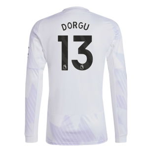 2025-2026 Man Utd Long Sleeve Away Shirt (Dorgu 13)
