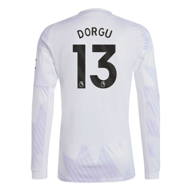 2025-2026 Man Utd Long Sleeve Away Shirt (Dorgu 13)