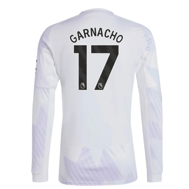 2025-2026 Man Utd Long Sleeve Away Shirt (Garnacho 17)