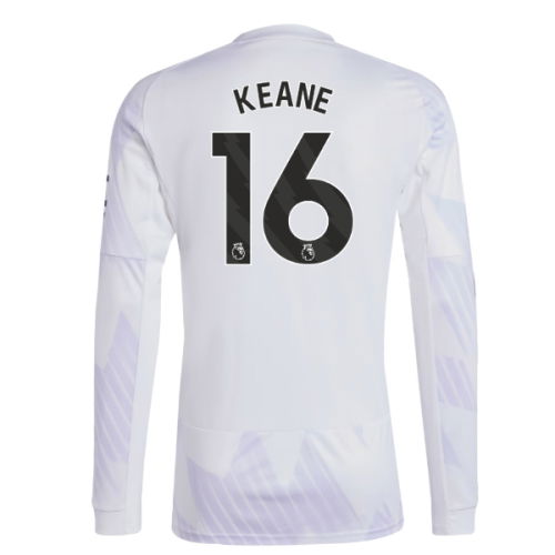 2025-2026 Man Utd Long Sleeve Away Shirt (Keane 16)