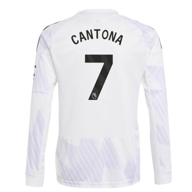 2025-2026 Man Utd Long Sleeve Away Shirt (Kids) (Cantona 7)