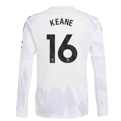 2025-2026 Man Utd Long Sleeve Away Shirt (Kids) (Keane 16)