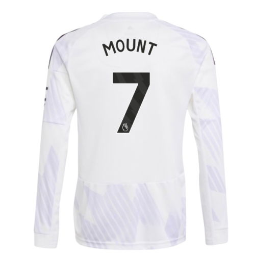 2025-2026 Man Utd Long Sleeve Away Shirt (Kids) (Mount 7)