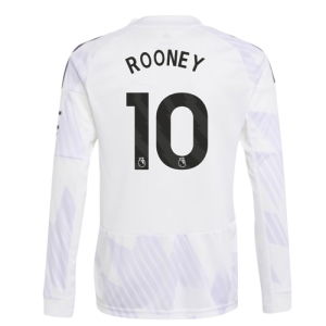 2025-2026 Man Utd Long Sleeve Away Shirt (Kids) (Rooney 10)