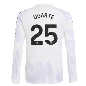 2025-2026 Man Utd Long Sleeve Away Shirt (Kids) (Ugarte 25)