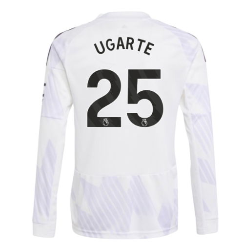 2025-2026 Man Utd Long Sleeve Away Shirt (Kids) (Ugarte 25)