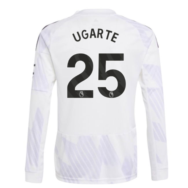 2025-2026 Man Utd Long Sleeve Away Shirt (Kids) (Ugarte 25)