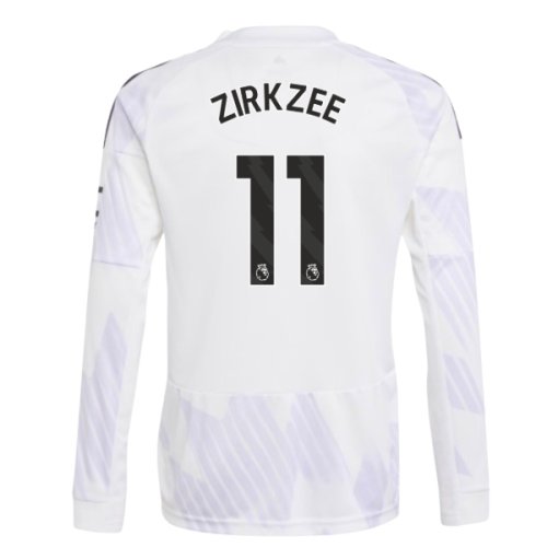 2025-2026 Man Utd Long Sleeve Away Shirt (Kids) (Zirkzee 11)