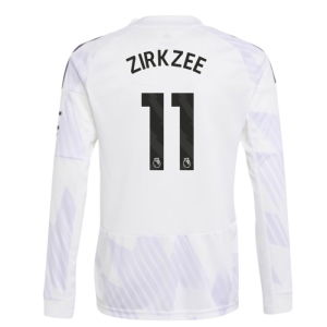 2025-2026 Man Utd Long Sleeve Away Shirt (Kids) (Zirkzee 11)