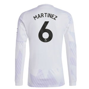 2025-2026 Man Utd Long Sleeve Away Shirt (Martinez 6)