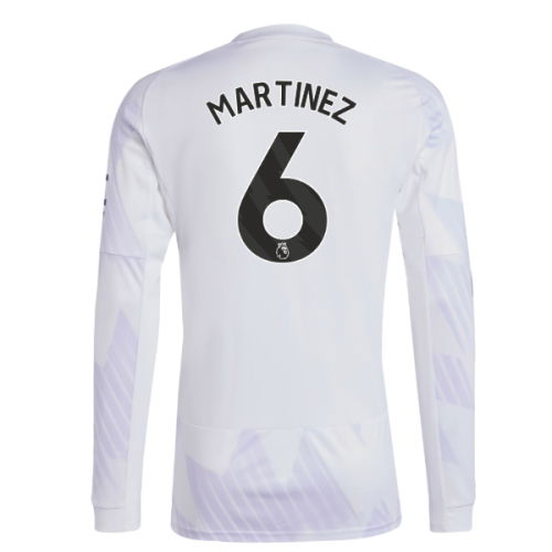 2025-2026 Man Utd Long Sleeve Away Shirt (Martinez 6)