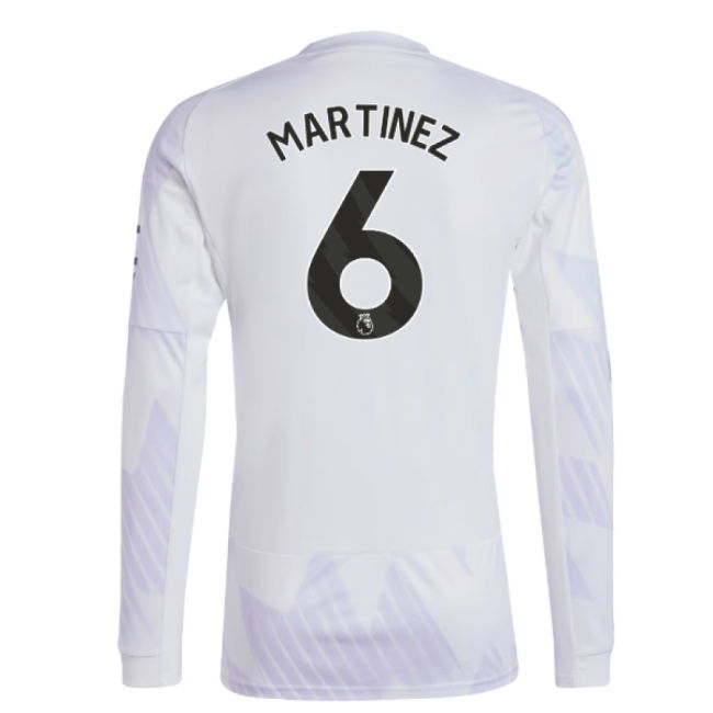 2025-2026 Man Utd Long Sleeve Away Shirt (Martinez 6)