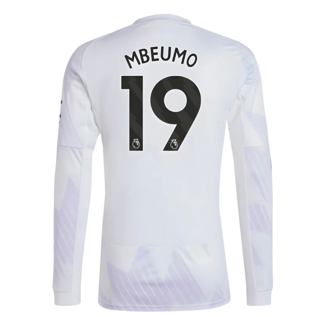 2025-2026 Man Utd Long Sleeve Away Shirt (Mbeumo 19)