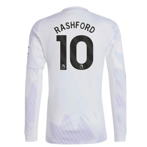 2025-2026 Man Utd Long Sleeve Away Shirt (Rashford 10)