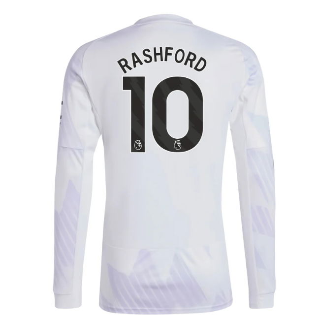 2025-2026 Man Utd Long Sleeve Away Shirt (Rashford 10)