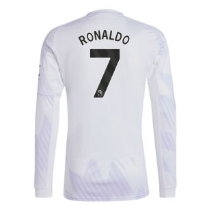 2025-2026 Man Utd Long Sleeve Away Shirt (Ronaldo 7)